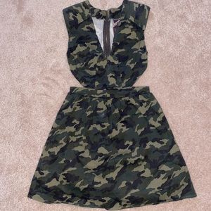 Cut-out camp dress